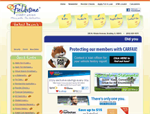 Tablet Screenshot of fieldstonecu.com
